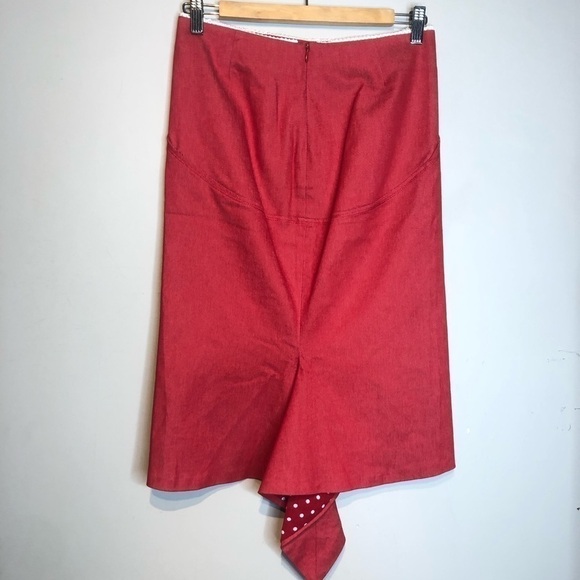 Debbie Shuchat Fishtail Denim Pencil Skirt, size 4 - Picture 3 of 9